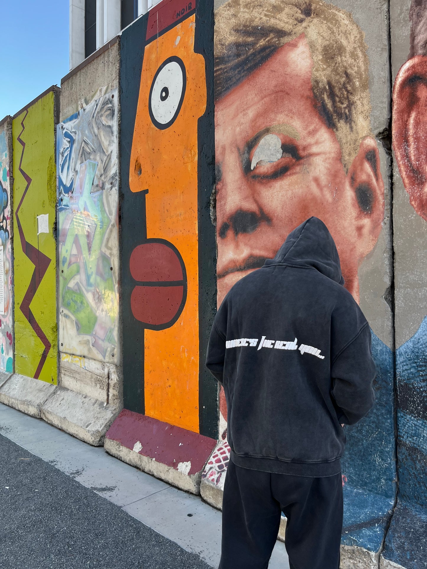 Real You Puff Print Zip-Up Black