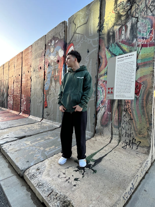 Real You Puff Print Zip-Up